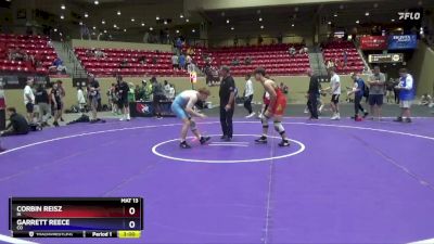 150 lbs Quarterfinal - Corbin Reisz, IA vs Garrett Reece, CO