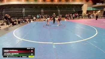 120 lbs 7th Place Match - Octavio Negrete, Elk Grove Senior vs Owen Marshall, Tahoma