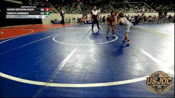 49 lbs Consi Of 4 - Jackie Ketchum-Chick, Keystone Wrestling Club vs Adelyn Lonebear, Clinton Youth Wrestling