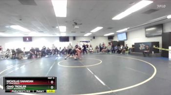 285 lbs Quarterfinal - Nicholas Sahakian, St John Bosco vs Chad Troxler, Liberty (Bakersfield)