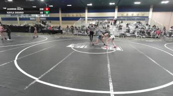 101 lbs Consi Of 16 #2 - Jasmine Buck, Dominate WC vs Kayla Osorio, Red Wolf WC