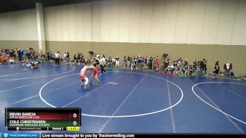 102 lbs Quarterfinal - Cole Christensen, Sanderson Wrestling Academy vs Devin Garcia, Suples Wrestling Club