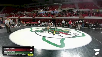 150 lbs 2nd Wrestleback And Semi-finals(16 Team) - Robbie Rocha, Arlington Martin vs Josh Walters, Conroe Woodlands College Park