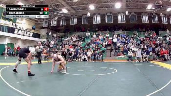 150 lbs 7th Place Match - Gavin Cornell, Port Clinton vs Cruz Abalos, Whitmer