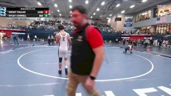 150 lbs Cons. Round 4 - Gray Peden, Episcopal High School- Houston (TX) vs Caleb Morgan, Allen White