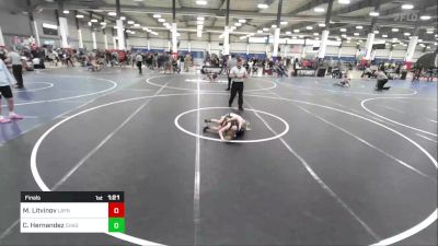 65 lbs Final - Maxim Litvinov, Layne Wrestling vs Christian Hernandez, Chagolla Trained WC