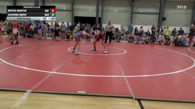 120 lbs 5th Place - Bryce Martin, New Oxford vs Cooper Keith, Houtzdale