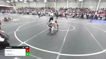 113 lbs Rr Rnd 2 - Brayden Brown, Badlands WC vs Kaidan Ybarra, Fallon Outlaws WC