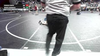 118 lbs Consolation - Charlie Smith, Unattached vs Adair Lawrence, OFallon Little Panther WC