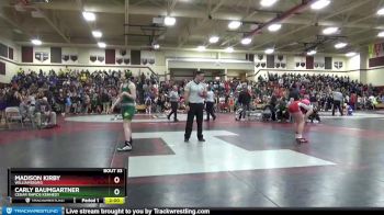 114-118B 1st Place Match - Madison Kirby, Williamsburg vs Carly Baumgartner, Cedar Rapids Kennedy