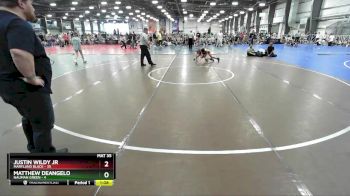 80 lbs Rd# 9- 2:15pm Saturday Final Pool - Matthew DeAngelo, Nauman Green vs Justin Wildy Jr, Maryland BLACK