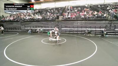 4A 190 lbs Cons. Round 2 - Eli Wheatley, Green Canyon vs Stockton Sondrup, Timpanogos