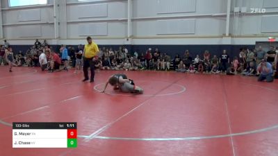 133-S lbs Final - Greyson Meyer, PA vs James Chase, NY