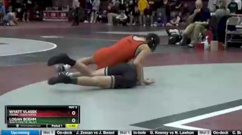 132 lbs Round 3 - Wyatt Vlasek, Prairie, Cedar Rapids vs Logan Boehm, North Fayette Valley