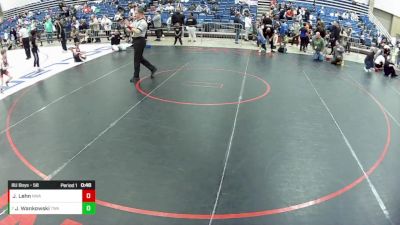 8U Boys - 56 lbs Semis - John Lehn, Nebraska Wrestling Academy vs Jax Wankowski, Thoroughbred Wrestling Academy