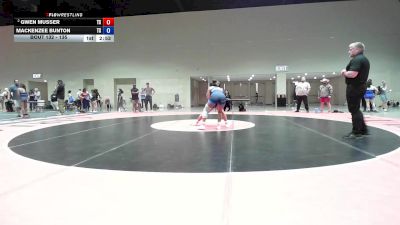 135 lbs Champ. Round 4 - Gwen Musser, TX vs Mackenzee Bunton, TX