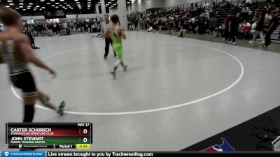 132 lbs Cons. Round 8 - John Stewart, Minion Training Center vs Carter Schorsch, Powerhouse Wrestling Club