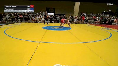144 lbs Quarters - Tyler Yancey, Spartan Mat Club vs Jake Hart, Cowboy Wrestling Club
