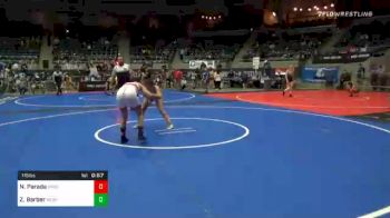 115 lbs Consolation - Natalie Parada, Prodigy WC vs Zoey Barber, Nebraska Wrestling Academy