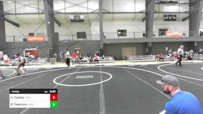 144 lbs 2nd Place - Kaiden Coates, Twin City Wrestling Club vs Benjamin Palencia, Damaged Ear WC