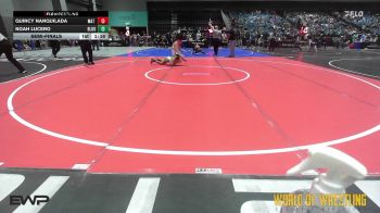90 lbs Semifinal - Quincy Nanquilada, Mat Demon Wrestling Club vs Noah Lucero, Bloodline Wrestling