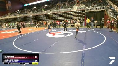 83 lbs Cons. Round 3 - Ethan Lee, High Plains Thunder Wrestling Club vs Andreas Kiser, Camel Kids Wrestling