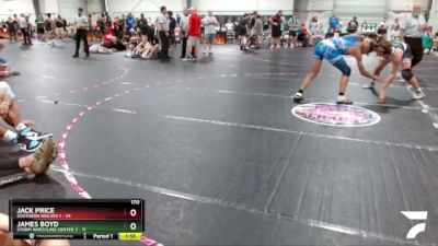 170 lbs Round 1 (4 Team) - Jack Price, Southern Wolves 1 vs James Boyd, Storm Wrestling Center 2