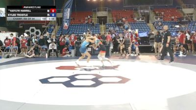 120 lbs Champ. Rd Of 64 - Kaylyn Harrill, Nebraska vs Kylee Trostle, Pennsylvania
