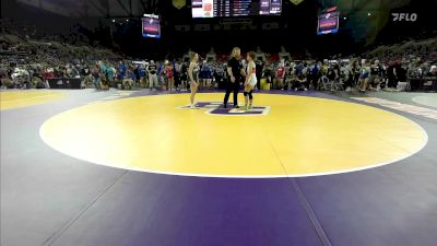 118 lbs Round Of 64 - Rhys Bernier, CO vs Ava Strayer, IN