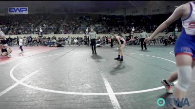 105 lbs Semifinal - Paezlie Kerr, Tuttle Wrestling vs Paisley Cottman, Smith Wrestling Academy