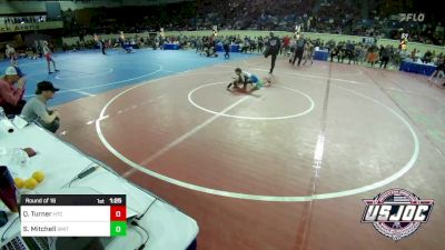 73 lbs Round Of 16 - Quin Turner, Hinton Takedown Club vs Sosi Mitchell, Smith Wrestling Academy