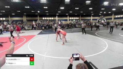 145 lbs Round Of 32 - Evelina Juzenaite, Gold Rush Wr Acd vs Cheyenne Rose, Blaine Barracuda WC