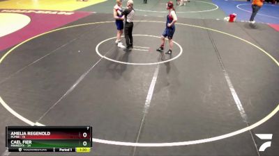 160 lbs Semis & 1st Wrestleback (8 Team) - Amelia Regenold, PLPRB vs Cael Fier, Minneota