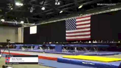 Nick Forster - Tumbling, Dynamic Gymnastics - 2021 USA Gymnastics Championships