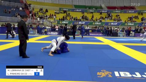 MAIARA LORRANA DE CASTRO GOMES vs LILIAN PINHEIRO DA COSTA 2023 Brasileiro Jiu-Jitsu IBJJF