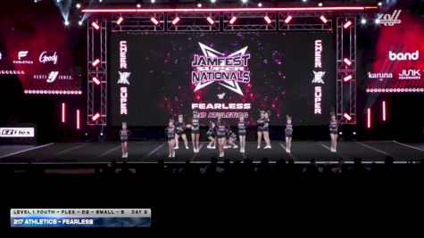 217 Athletics - Fearless [2026 L1 Youth - Flex - D2 - Small - B DAY 2] 2026 JAMfest Cheer Super Nationals
