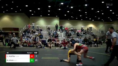 85 lbs Round 1 (4 Team) - Chase Nidiffer, Clarkston vs Mason Aluia, South Lyon Matcats