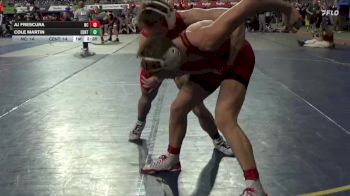 184 lbs 2nd Wrestleback (16 Team) - AJ Frescura, North Central vs Cole Martin, Central