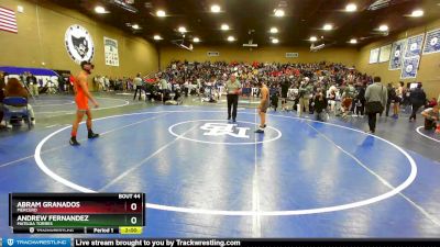 120 lbs Champ. Round 1 - Andrew Fernandez, Matilda Torres vs Abram Granados, Mercerd