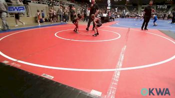49 lbs Quarterfinal - Jarrett Stewart, Wagoner Takedown Club vs Emma Campbell, Claremore Wrestling Club