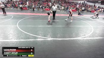 115 lbs Quarterfinal - Everett Zeitler, Aviators-Gillett/Suring vs Lucas Epstein, Weyauwega-Fremont