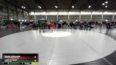 165 lbs Cons. Round 4 - Drake Speelman, Canfield Middle School vs Carvyn West, Wood River
