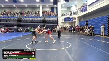 132 lbs Champ. Round 2 - Layke Schwiebert, PATRICK HENRY vs Issac Anderson, Dekalb