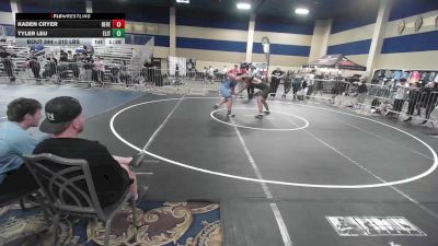 215 lbs Round Of 16 - Kaden Cryer, Reverence Grappling vs Tyler Leu, Elite