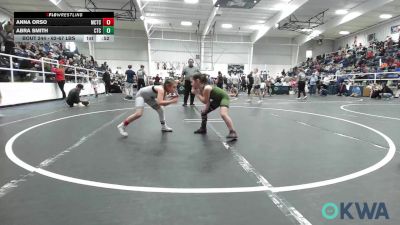 62-67 lbs Rr Rnd 3 - Anna Orso, Murray County Takedown Club vs Abra Smith, Comanche Takedown Club