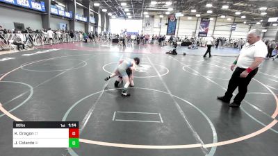 80 lbs Round Of 32 - Kody Dragon, CT vs Joseph Colardo, RI