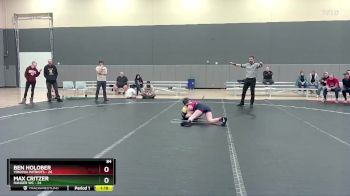 84 lbs Round 4 (6 Team) - Max Critzer, Ranger WC vs Ben Holober, Virginia Patriots