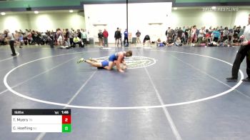 152 lbs Consi Of 64 #1 - Tate Myers, TN vs Connor Hoefling, NJ