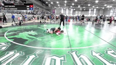 110-114 lbs Cons. Semis - Lucy Dalseg, Lake Stevens Wrestling Club vs Kelly Camacho, Whatcom Wrestling Academy