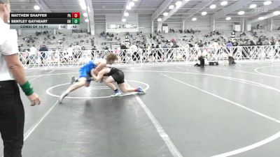 160 lbs Consi Of 16 #1 - Matthew Shaffer, PA vs Bentley Gayheart, OH